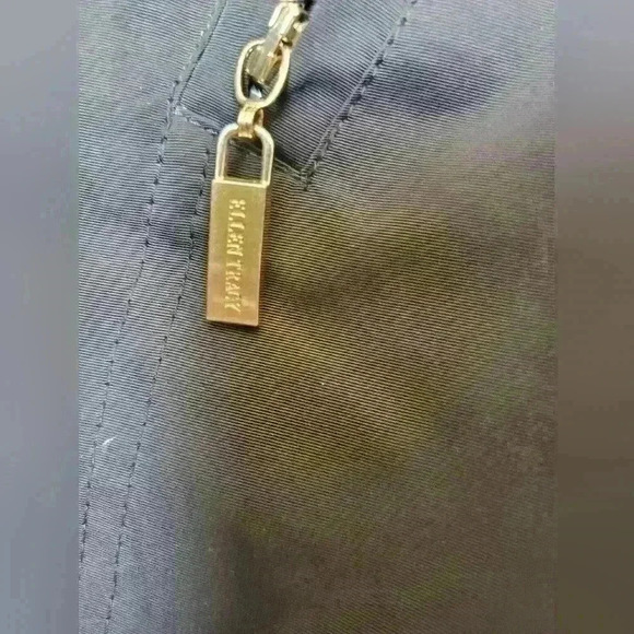 ELLEN TRACY black and olive green  trench size xs. - Picture 4 of 11